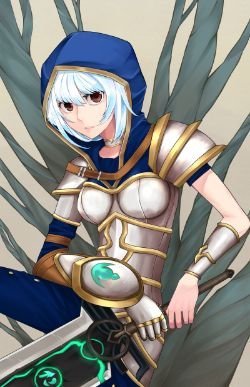 Redeemed Riven by ILRIS HD Wallpaper Fan Art Artwork League of Legends lol