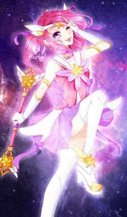 Star Guardian Lux by Harimii HD Wallpaper Fan Art Artwork League of Legends lol