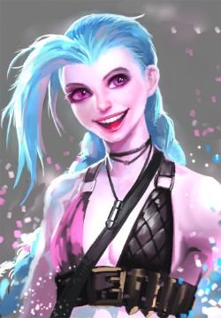 Jinx by yy6242 HD Wallpaper Fan Art Artwork League of Legends lol