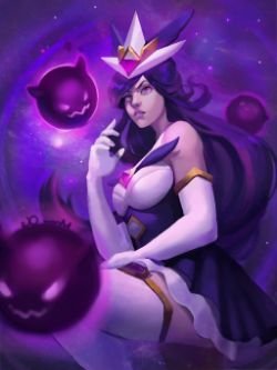 Star Guardian Syndra by MenoOG HD Wallpaper Background Fan Art Artwork League of Legends lol