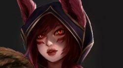 Xayah Portrait v2 by KRARiS HD Wallpaper Fan Art Artwork League of Legends lol (2))