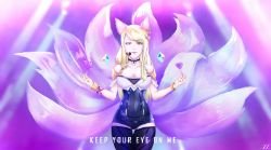 K/DA Ahri by Zeatriz HD 4k 6k Wallpaper Background Fan Art Artwork League of Legends lol
