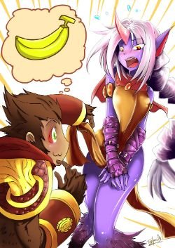 Wukong & Soraka by TopGodzilla HD Wallpaper Fan Art Artwork League of Legends lol