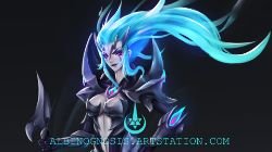 Death Sworn Katarina by albinognosis (2) HD Wallpaper Background Fan Art Artwork League of Legends lol
