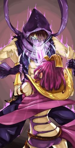 Malzhahar Vs LeBlanc by 神之豆腐 HD Wallpaper Fan Art Artwork League of Legends lol