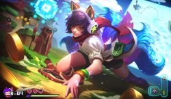 Arcade Ahri Splash Art HD 4k 6k Wallpaper Background Official Art Artwork League of Legends lol