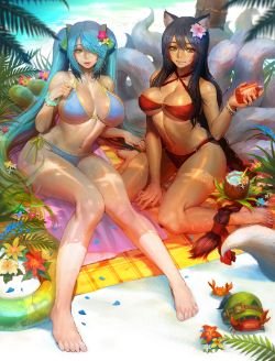 Sona and Ahri