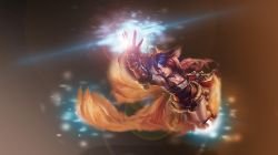 Foxfire Ahri by Icehans HD Wallpaper Fan Art Artwork League of Legends lol