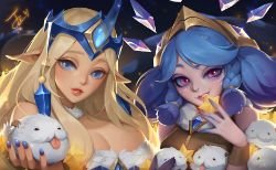 Winter Wonderland Neeko & Winter Wonder Soraka by ___Jz HD Wallpaper Background Fan Art Artwork League of Legends lol