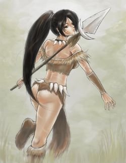 Nidalee by NaaNi~ HD Wallpaper Fan Artwork League of Legends lol