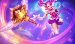 Star Guardian Lux Splash Art 4k HD Wallpaper Official Artwork League of Legends lol