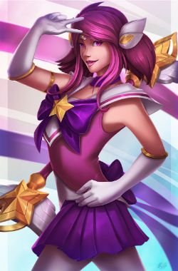 Star Guardian Lux by VegaColors HD Wallpaper Fan Art Artwork League of Legends lol