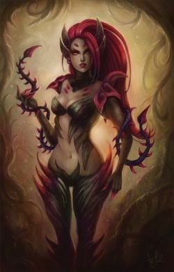 Zyra by Kittrix HD Wallpaper Fan Art Artwork League of Legends lol