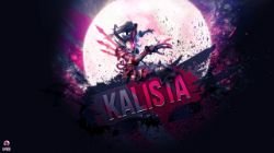 Blood Moon Kalista by Aynoe HD Wallpaper Fan Art Artwork League of Legends lol