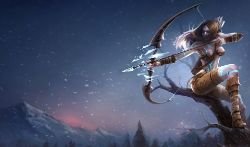 Woad Ashe Wallpaper Splash Art League of Legends Artwork Wallpaper lol