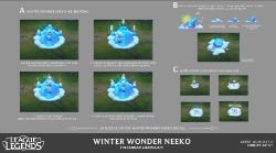 Winter Wonder Neeko Concept by Julian del Rey (2) HD Wallpaper Background Official Art Artwork League of Legends lol