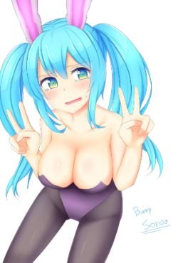 Sexy Battle Bunny Sona by ななべ HD Wallpaper Fan Art Artwork League of Legends lol