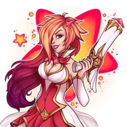 Star Guardian Miss Fortune by chimidolly HD Wallpaper Background Fan Art Artwork League of Legends lol