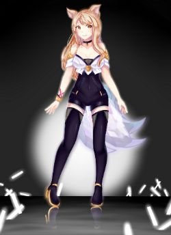 K/DA Ahri by MiYuki-Arts HD Wallpaper Background Fan Art Artwork League of Legends lol