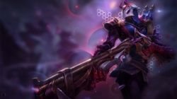 Blood Moon Jhin by Drazieth HD Wallpaper Background Fan Art Artwork League of Legends lol