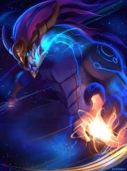 Aurelion Sol by Nurinaki HD Wallpaper Artwork Fan Art League of Legends lol