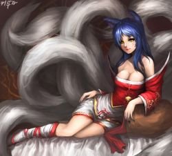 Ahri by キルが League of Legends Artwork Wallpaper lol Fan Art