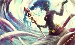 Jinn Janna (Skin Concept) by KiJaein HD Wallpaper Fan Art Artwork League of Legends lol