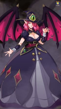 Bewitching Morgana by Kyoffie12 HD Wallpaper Fan Art Artwork League of Legends lol