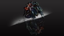 Zed by WR-Dwyndle HD Wallpaper Fan Art Artwork League of Legends lol