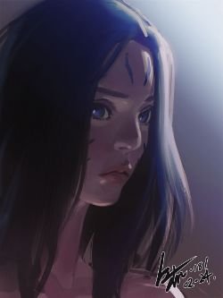 Kai'Sa by kjun1501 HD Wallpaper Background Fan Art Artwork League of Legends lol