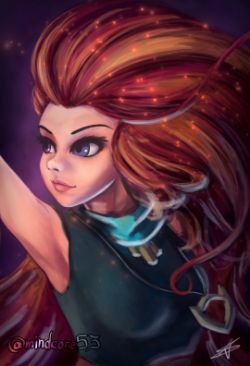 Zoe by h1taram4suji HD Wallpaper Background Fan Art Artwork League of Legends lol