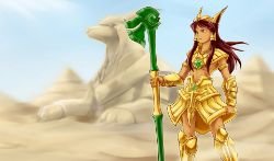 Female Nasus by NAM (2) Gender Swap Bend HD Wallpaper Fan Artwork League of Legends lol