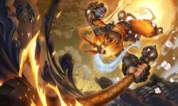 Radiant Wukong Splash Art HD 4k Wallpaper Background Official Art Artwork League of Legends lol