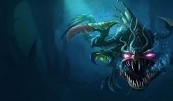 Loch Ness Cho'Gath Splash Art League of Legends Artwork Wallpaper lol