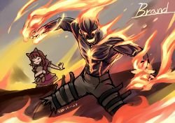Brand & Annie by NAM HD Wallpaper Artwork Fan Art League of Legends lol