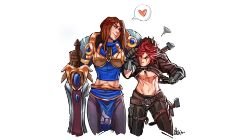 Female Garen & Male Katarina by ohnips Gender Swap HD Wallpaper Fan Art Artwork League of Legends lol (4)