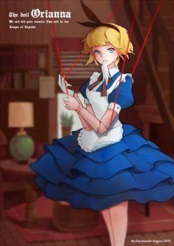 Doll Orianna (Skin Concept) by saramande HD Wallpaper Fan Artwork League of Legends lol