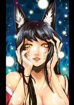 Ahri by 神之豆腐 HD Wallpaper Fan Art Artwork League of Legends lol