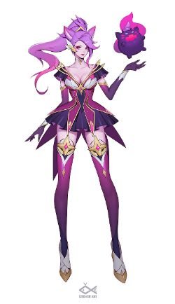 Star Guardian Ahri (Skin Concept) by citemer (2) HD Wallpaper Fan Art Artwork League of Legends lol