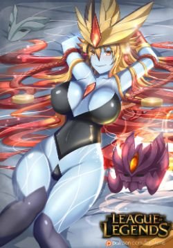 Sexy Shadowfire Kindred by TorahimeMax HD Wallpaper Fan Art Artwork League of Legends lol