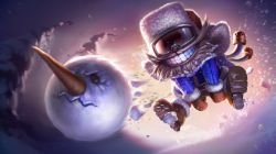 Snow Day Ziggs Splash Art 4k HD Wallpaper Official Artwork League of Legends lol