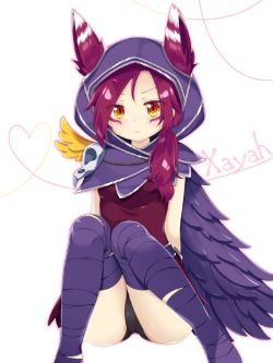 Xayah by soyun HD Wallpaper Fan Art Artwork League of Legends lol