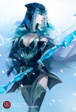 Ashe by ippus HD Wallpaper Fan Art Artwork League of Legends lol