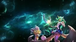 Star Guardian Soraka by Navia121 HD Wallpaper Background Fan Art Artwork League of Legends lol