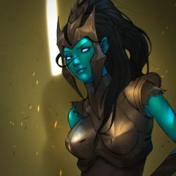 Kalista by simoneferriero HD Wallpaper Background Fan Art Artwork League of Legends lol