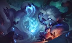 Classic Nunu Splash Art Rework Update HD 4k Wallpaper Background Official Art Artwork League of Legends lol (4)