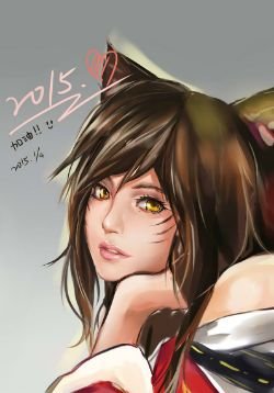Ahri by lancer0519 League of Legends Artwork Wallpaper lol