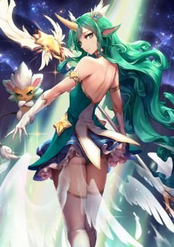 Star Guardian Soraka by OOPARTZ▲ HD Wallpaper Background Fan Art Artwork League of Legends lol (2)