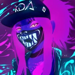 K/DA Akali by Biro HD Wallpaper Background Fan Art Artwork League of Legends lol