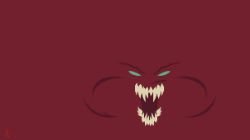 Cho'Gath Minimalistic by Lakishon HD Wallpaper Fan Art Artwork League of Legends lol